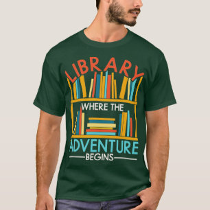 Bookworm Library Lover Book Reading Book Nerd Read T-Shirt