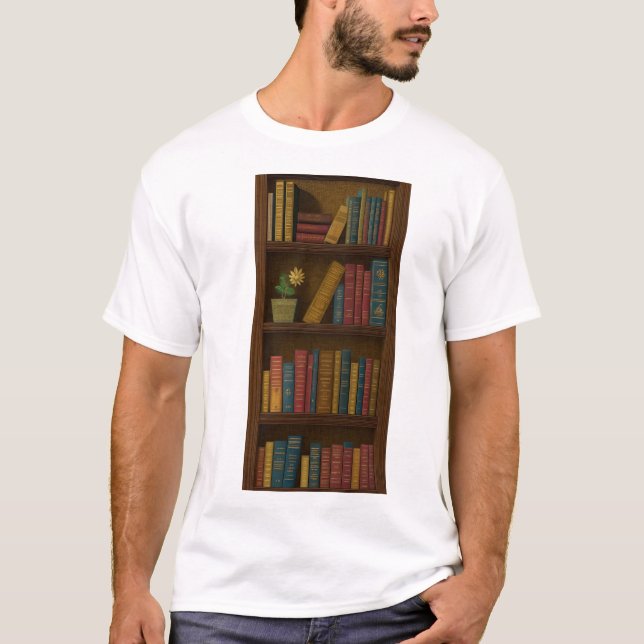 BOOKWORM / LIBRARY RAT T-Shirt (Front)