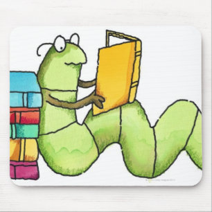 Bookworm Mouse Mat
