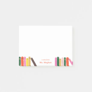 Bookworm Note From Teacher