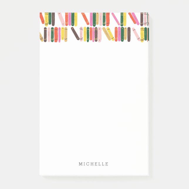 Bookworm Post-it Notes (Front)