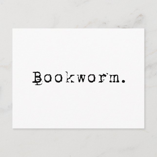 Bookworm Postcard (Front)
