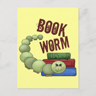 Bookworm Postcard