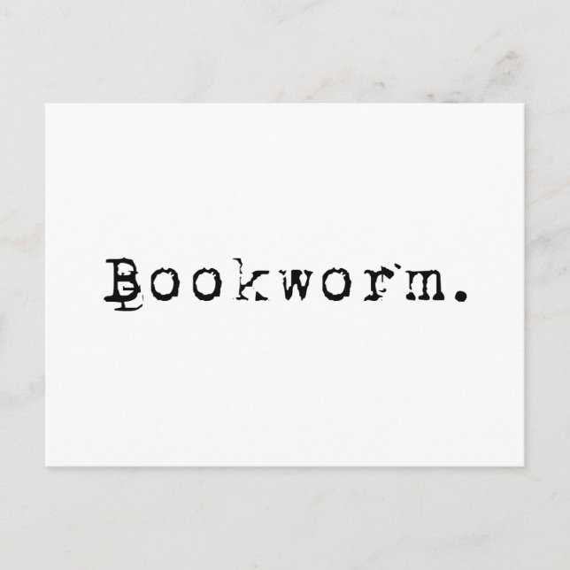 Bookworm Postcard (Front)