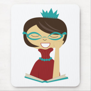 Bookworm Princess Mouse Mat