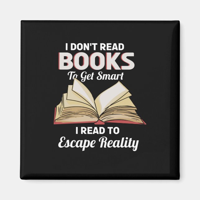 Bookworm Read Books, Books Magnet (Front)