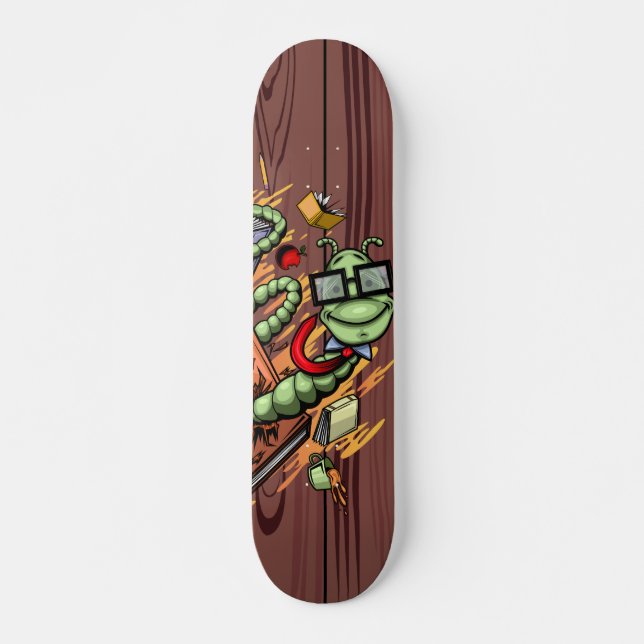 Bookworm Skateboard (Front)