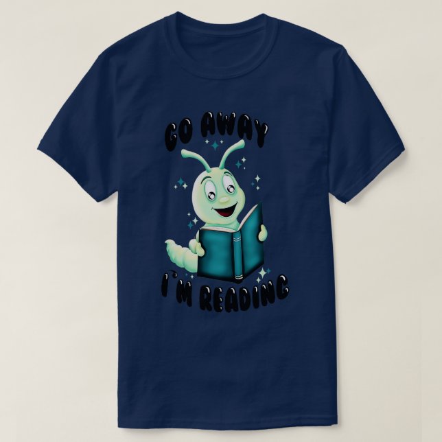 Bookworm T-Shirt (Design Front)