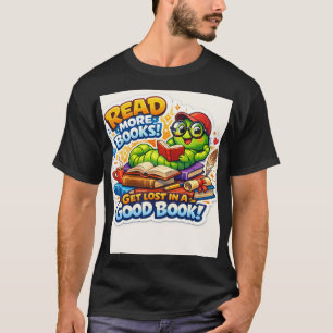 Bookworm Vibes: Read More, Stress Less T-Shirt