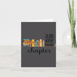 Bookworm Woman Reading Fiction Novels Library Book Card