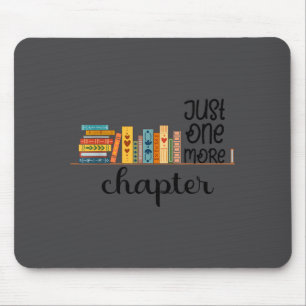 Bookworm Woman Reading Fiction Novels Library Book Mouse Mat