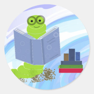 Bookworms Are Cool Sticker
