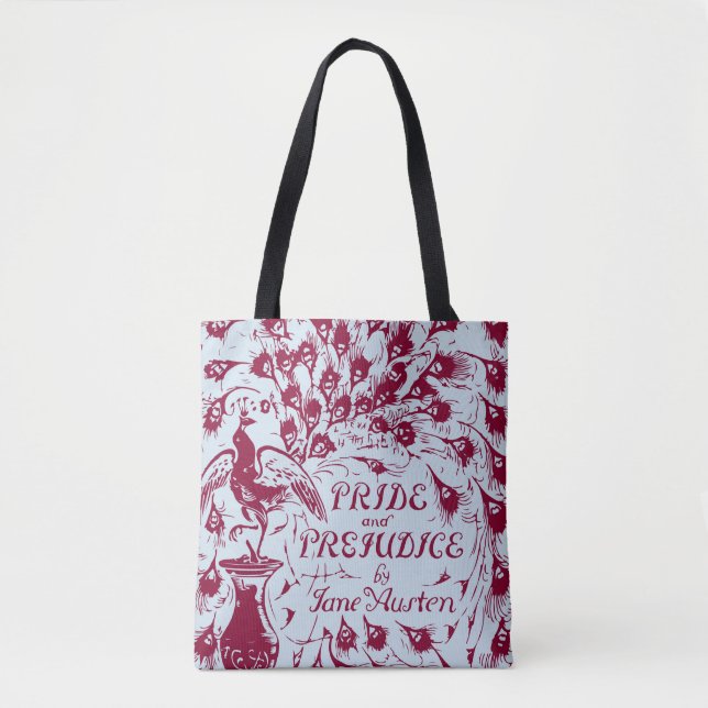 Bookworm's Delight: Pride & Prejudice | Tote Bag (Front)