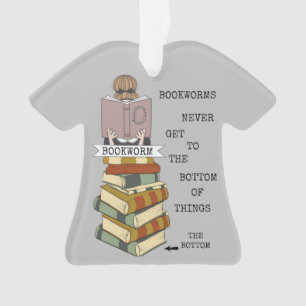 Bookworms Pile of Books Ornament