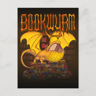 Bookwyrm: The Library Dragon Postcard