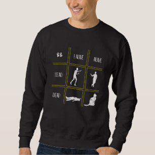 Boolean Logic Alive And Dead Programmer Cat Sweatshirt