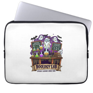Boology Lab Spooky Science Ghost Scientist Potions Laptop Sleeve