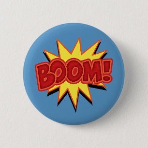 Boom! 6 Cm Round Badge