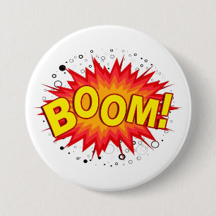 Boom! 7.5 Cm Round Badge