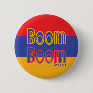 Boom Boom 6 Cm Round Badge