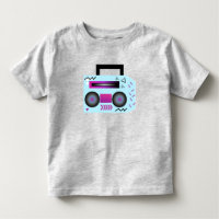 Boom Box 90s 80s Music Hip Hop Toddler Bodysuit