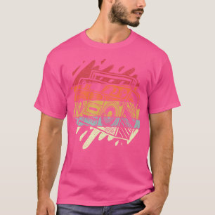 Boom Box Ghetto Blaster Radio Retro 80'S 90'S Hip T-Shirt