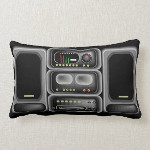 Boom Box Pillow