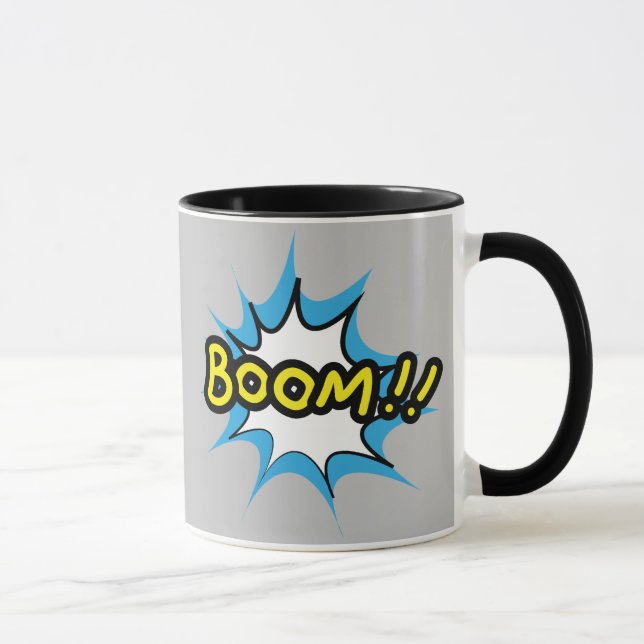 Boom Comic Book Design Mug (Right)