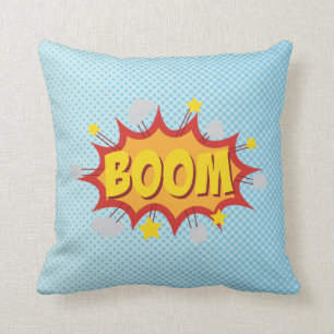 BOOM comic book sound effect Cushion