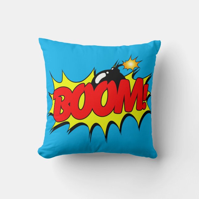 Boom - Comic Sign / Pillow (Front)