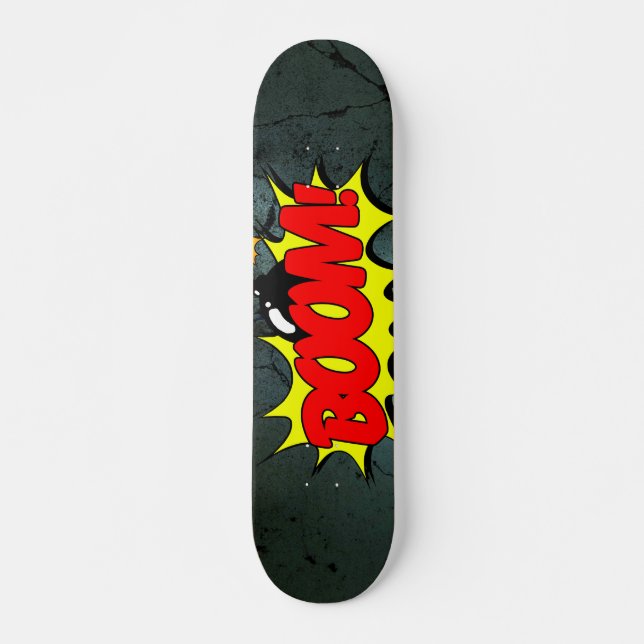 Boom - Comic Sign / Skateboard (Front)