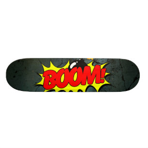 Boom - Comic Sign / Skateboard
