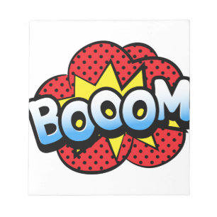 Boom dynamite notepad