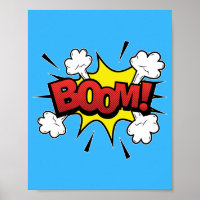 Boom! Explosive Pop Art Comic Blast
