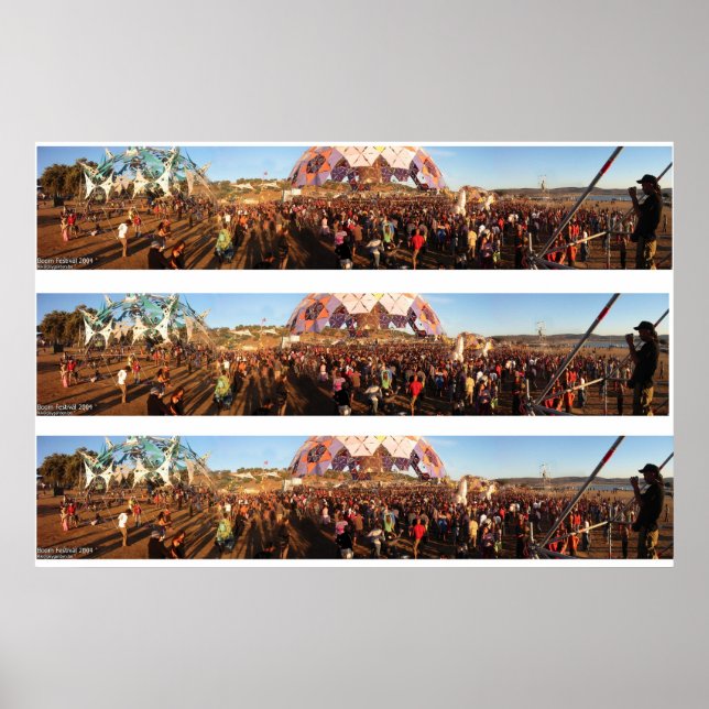 Boom Festival 2004 -Huge Triple print- Poster (Front)