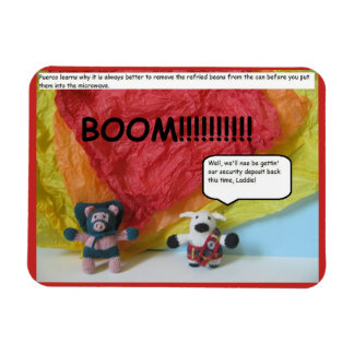 BOOM fridge magnet