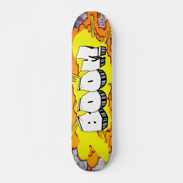 Boom Graffiti Custom Personalised Cool Skateboard (Front)