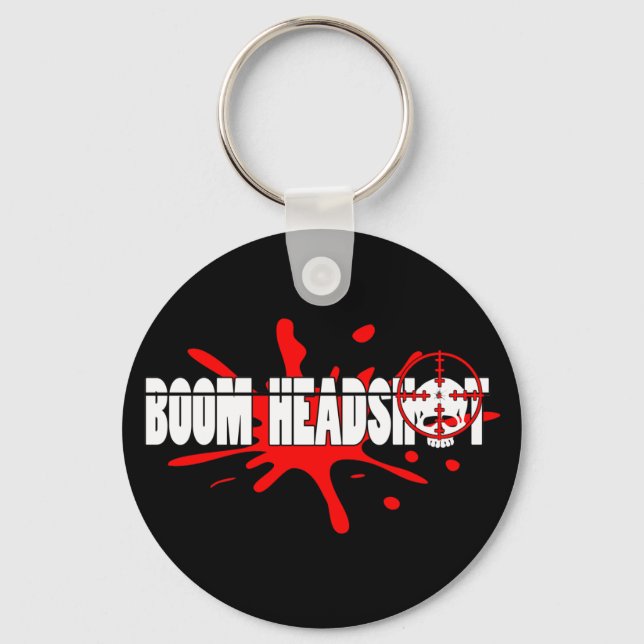 Boom   Headshot Key Ring (Front)