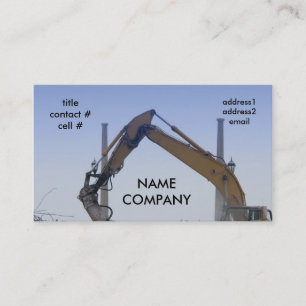 boom hydralics business card