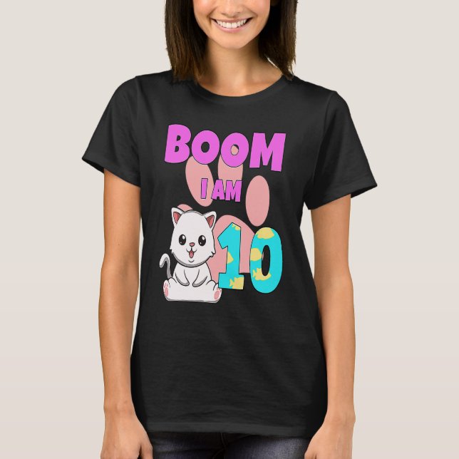 Boom Im 10 Cat T-Shirt (Front)