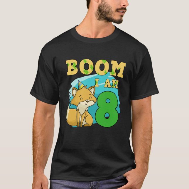 Boom Im 8 Fox T-Shirt (Front)