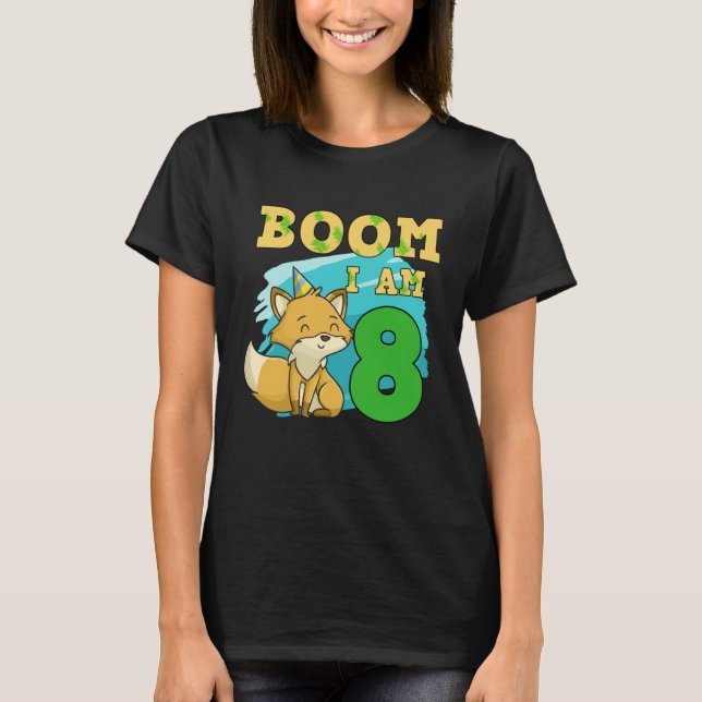 Boom Im 8 Fox T-Shirt (Front)