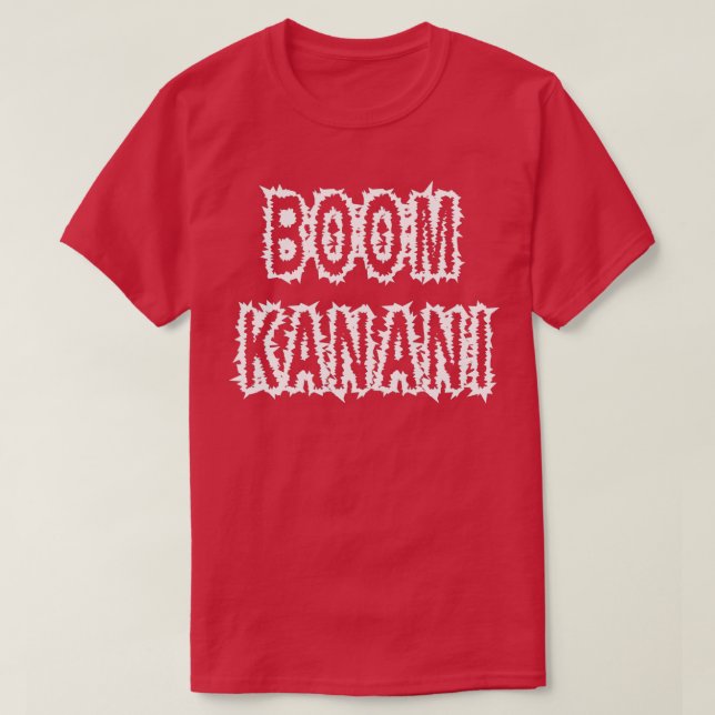 Boom Kanani  Hawaiian Pidgin English Boomkanani Ha T-Shirt (Design Front)