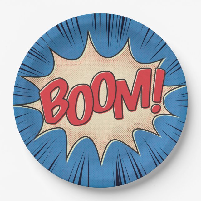 BOOM! PAPER PLATE (Front)
