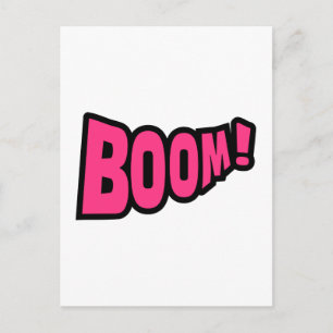 Boom Postcard