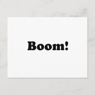 Boom! Postcard