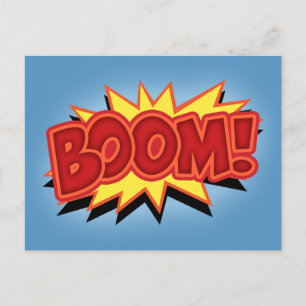Boom! Postcard