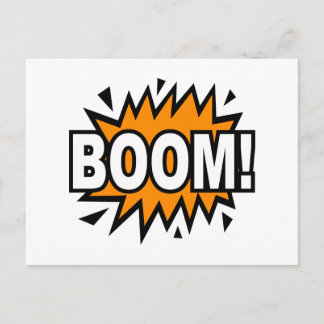 Boom Postcard