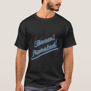 Boom Roasted Funny Graphic Bbq Turkey Thanksgiving T-Shirt