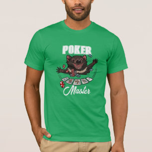 Boom! Royal Flush Tasmanian Devil Poker Cartoon T-Shirt